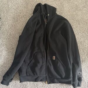 Carhartt Men's Black Zip-Up Sweathirt